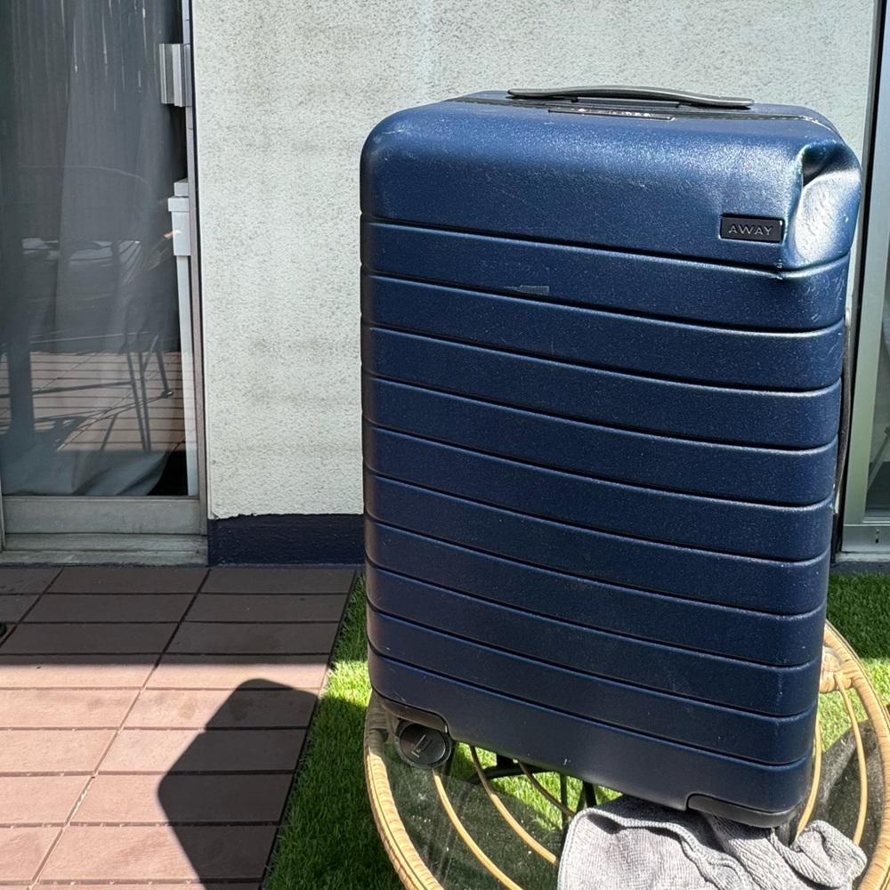 Navy Blue Away Bigger Carry On